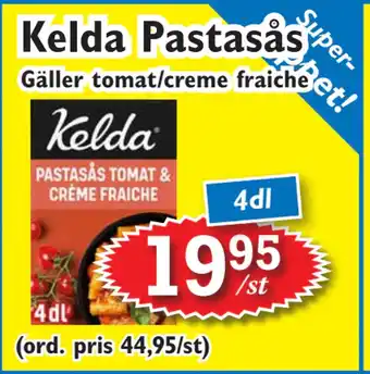 T-jarlen Kelda Pastasås erbjuda