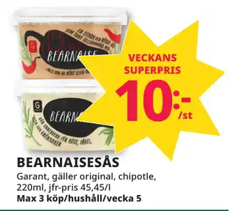 Tempo BEARNAISESÅS erbjuda