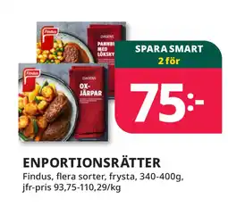 Tempo ENPORTIONSRÄTTER erbjuda