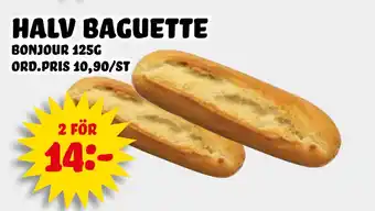 Nelins halv baguette erbjuda