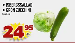 Rinkeby Matcenter ISBERGSSALLAD • GRÖN ZUCCHINI erbjuda