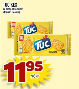 Nelins TUC KEX erbjuda