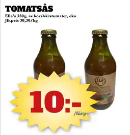 Bonum Matmarknad TOMATSÅS erbjuda