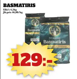 Bonum Matmarknad BASMATIRIS erbjuda