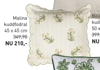 Hemtex Malina kuddfodral erbjuda