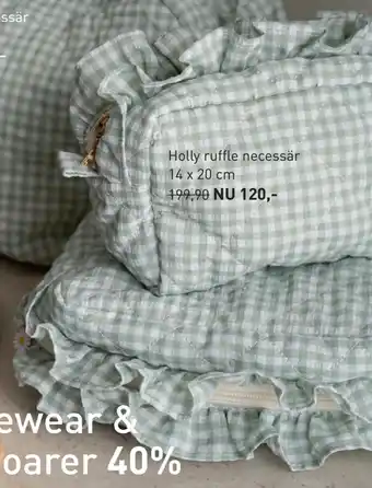 Hemtex Holly ruffle necessär erbjuda