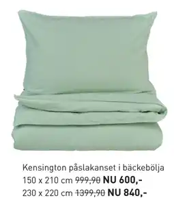 Hemtex Kensington påslakanset i bäckebölja erbjuda