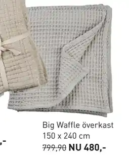 Hemtex Big Waffle överkast erbjuda