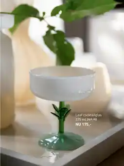 Hemtex Leaf cocktailglas erbjuda