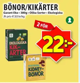 Matvärlden Tensta BÖNOR/KIKÄRTER erbjuda