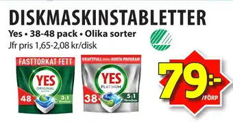 Matvärlden Tensta DISKMASKINSTABLETTER erbjuda