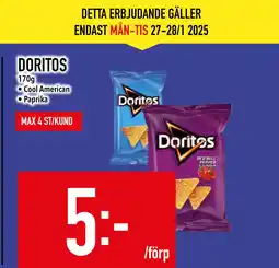 Matdax DORITOS erbjuda