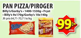 Matvärlden Tensta PAN PIZZA/PIROGER erbjuda