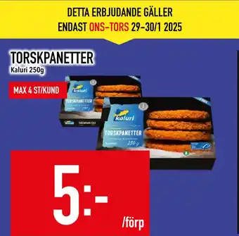 Matdax TORSKPANETTER erbjuda