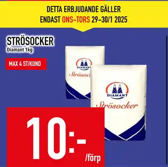 Matdax STRÖSOCKER erbjuda