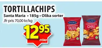 Matvärlden Tensta TORTILLACHIPS erbjuda