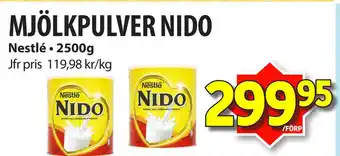 Matvärlden Tensta MJÖLKPULVER NIDO erbjuda