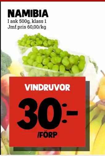 MatArket vindruvor erbjuda