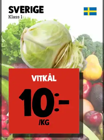 MatArket vitkål erbjuda