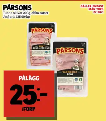 MatArket Pålägg erbjuda