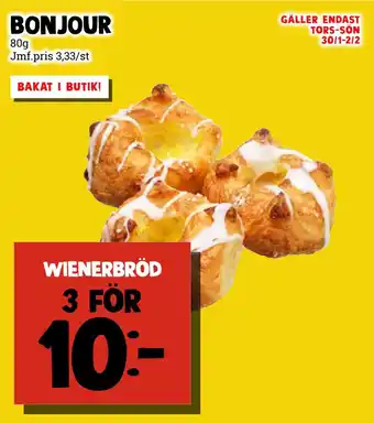 MatArket Wienerbröd erbjuda