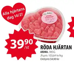 Handlar'n RÖDA HJÄRTAN erbjuda