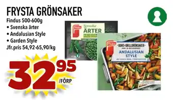 MatArket FRYSTA GRÖNSAKER erbjuda