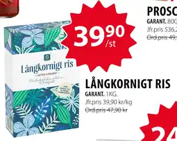 Handlar'n LÅNGKORNIGT RIS erbjuda