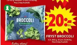 ICA Maxi Fryst broccoli erbjuda