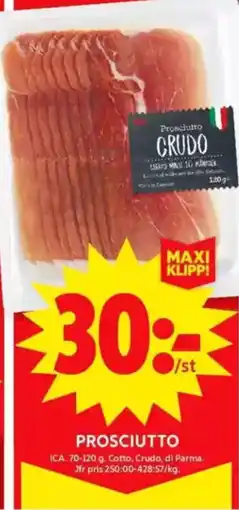 ICA Maxi Prosciutto erbjuda