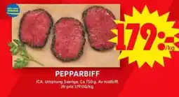 ICA Maxi Pepparbiff erbjuda