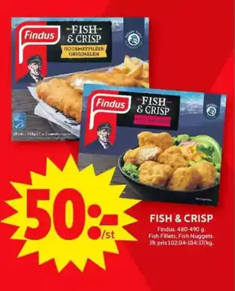 ICA Maxi Fish & crisp erbjuda