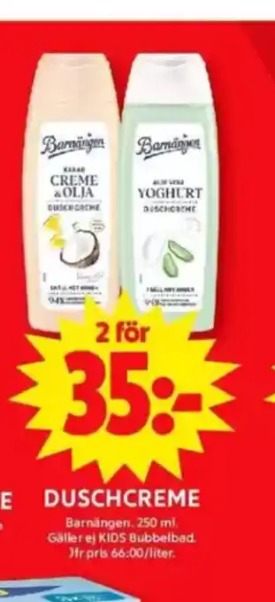 ICA Maxi Duschcreme erbjuda