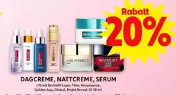 ICA Maxi Dagcreme, nattcreme, serum erbjuda