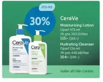 ICA Maxi Cerave Moisturising Lotion erbjuda