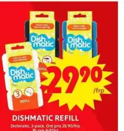 ICA Maxi Dishmatic refill erbjuda