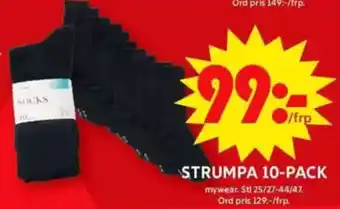 ICA Maxi Strumpa 10-pack erbjuda