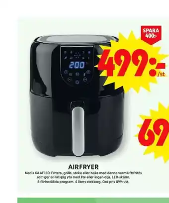 ICA Maxi Airfryer erbjuda