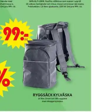 ICA Maxi Ryggsäck kylväska erbjuda