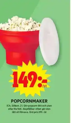 ICA Maxi Popcornmaker erbjuda