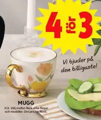 ICA Maxi Mugg erbjuda