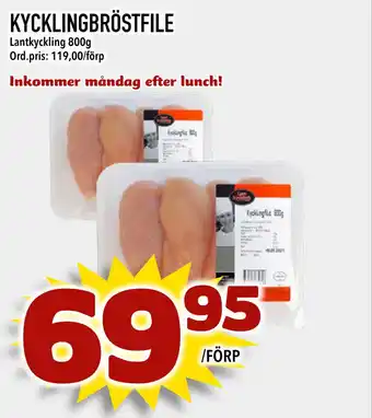 Din Mat KYCKLINGBRÖSTFILE erbjuda