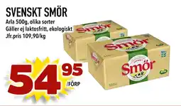 Din Mat SVENSKT SMÖR erbjuda