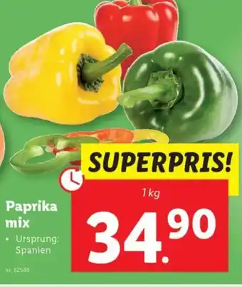 Lidl Paprika mix erbjuda