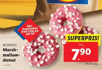 Lidl MCENNEDY Marsh- mallow- donut erbjuda