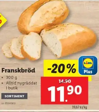 Lidl Franskbröd erbjuda