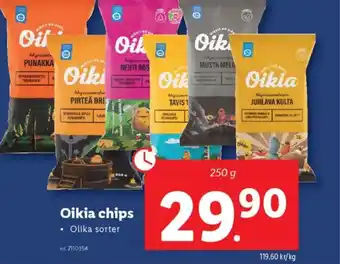 Lidl OIKIA chips erbjuda