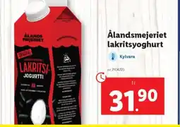 Lidl Ålandsmejeriet lakritsyoghurt erbjuda