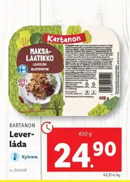 Lidl KARTANON Lever- låda erbjuda