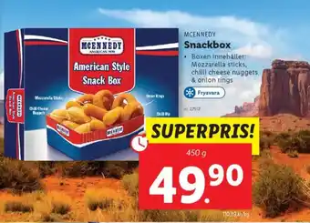 Lidl MCENNEDY Snackbox erbjuda